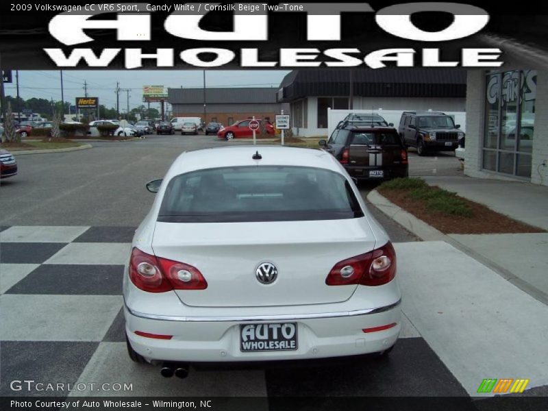 Candy White / Cornsilk Beige Two-Tone 2009 Volkswagen CC VR6 Sport