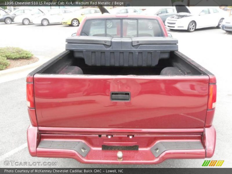 Medium Red Metallic / Beige 1996 Chevrolet S10 LS Regular Cab 4x4