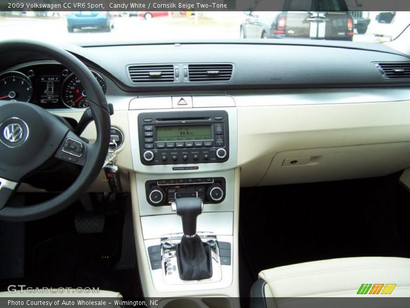 Candy White / Cornsilk Beige Two-Tone 2009 Volkswagen CC VR6 Sport