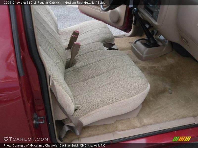 Front Seat of 1996 S10 LS Regular Cab 4x4