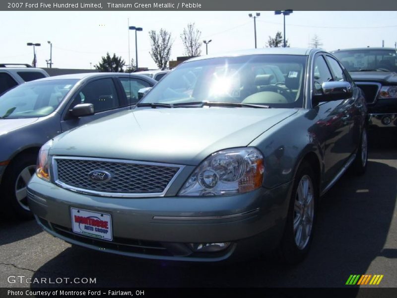 Titanium Green Metallic / Pebble 2007 Ford Five Hundred Limited