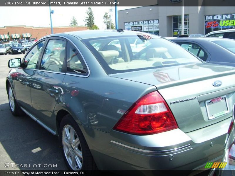 Titanium Green Metallic / Pebble 2007 Ford Five Hundred Limited
