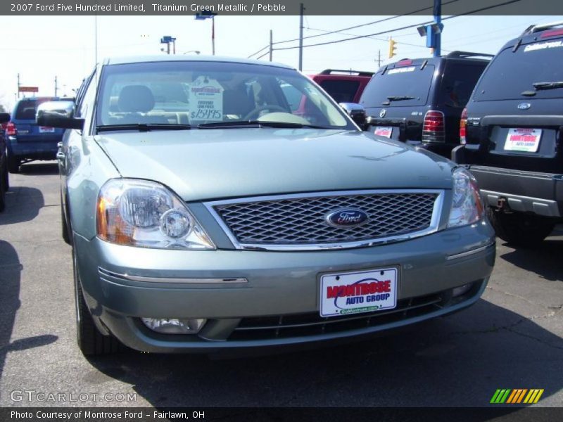 Titanium Green Metallic / Pebble 2007 Ford Five Hundred Limited