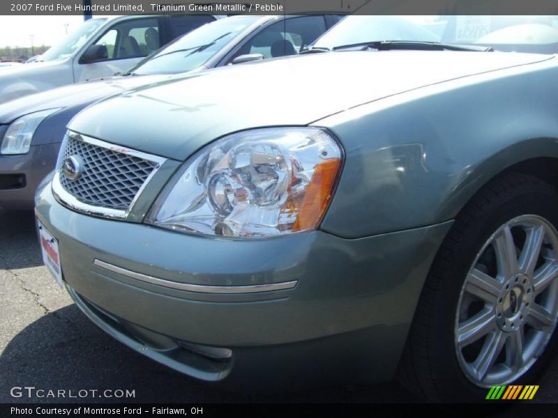 Titanium Green Metallic / Pebble 2007 Ford Five Hundred Limited