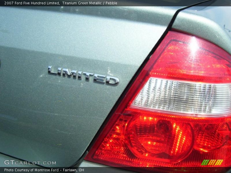 Titanium Green Metallic / Pebble 2007 Ford Five Hundred Limited