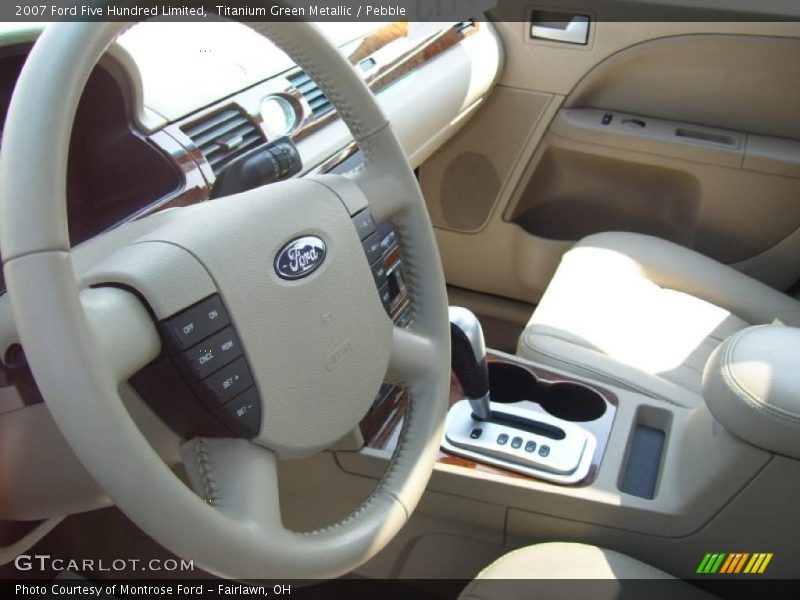 Titanium Green Metallic / Pebble 2007 Ford Five Hundred Limited