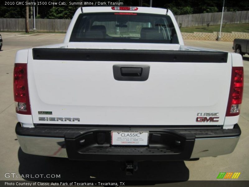 Summit White / Dark Titanium 2010 GMC Sierra 1500 Crew Cab