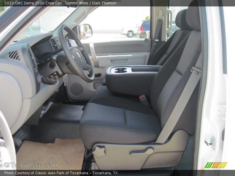Summit White / Dark Titanium 2010 GMC Sierra 1500 Crew Cab