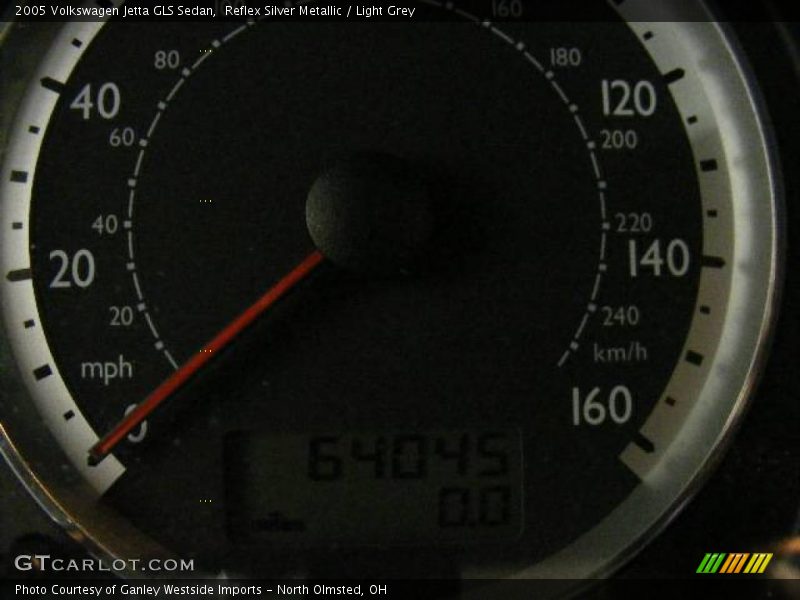 Reflex Silver Metallic / Light Grey 2005 Volkswagen Jetta GLS Sedan
