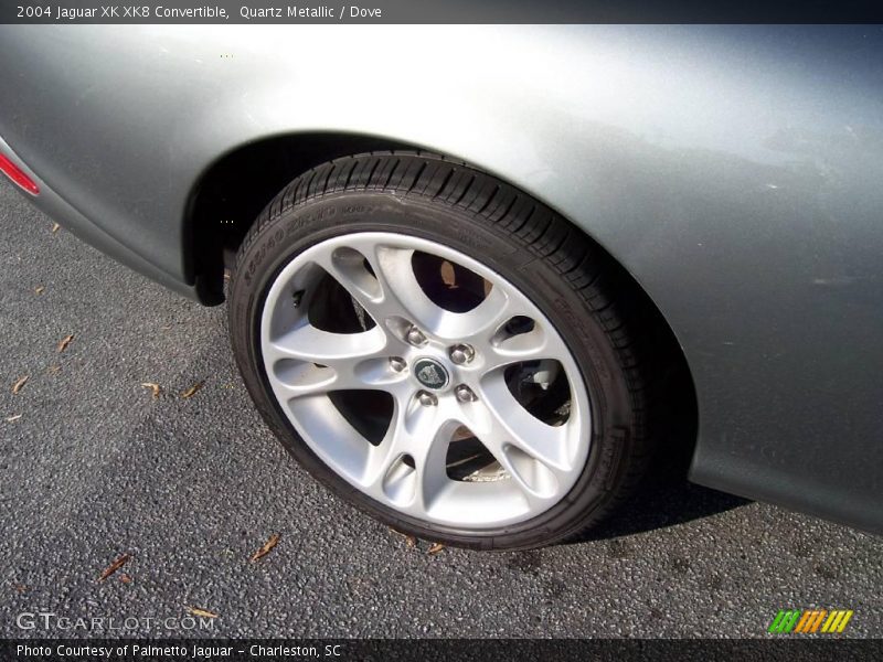 Quartz Metallic / Dove 2004 Jaguar XK XK8 Convertible
