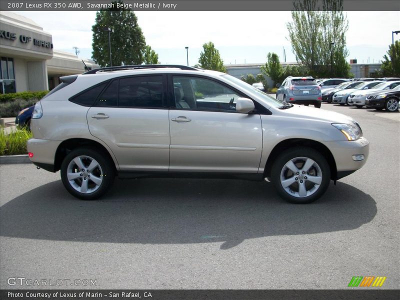 Savannah Beige Metallic / Ivory 2007 Lexus RX 350 AWD