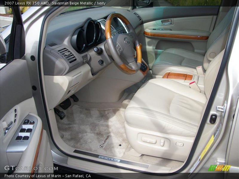 Savannah Beige Metallic / Ivory 2007 Lexus RX 350 AWD
