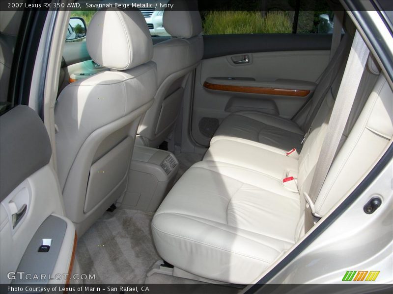 Savannah Beige Metallic / Ivory 2007 Lexus RX 350 AWD