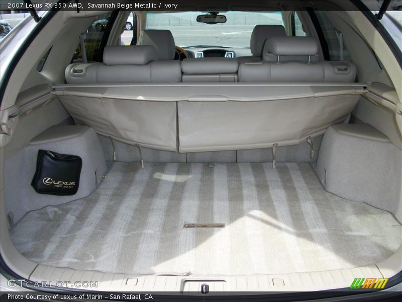 Savannah Beige Metallic / Ivory 2007 Lexus RX 350 AWD