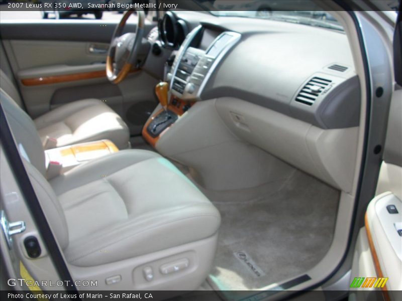Savannah Beige Metallic / Ivory 2007 Lexus RX 350 AWD