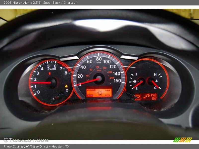 Super Black / Charcoal 2008 Nissan Altima 2.5 S