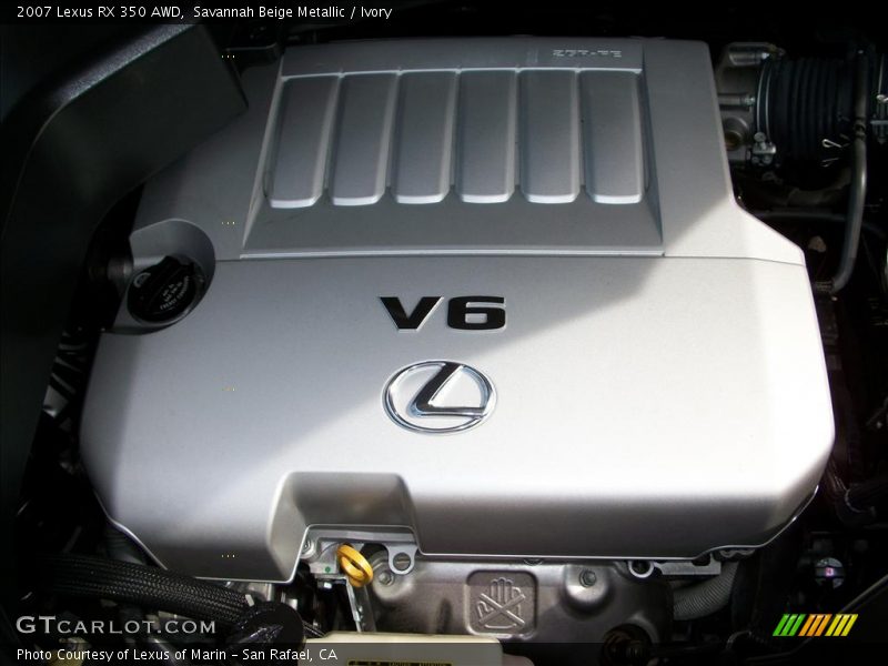 Savannah Beige Metallic / Ivory 2007 Lexus RX 350 AWD