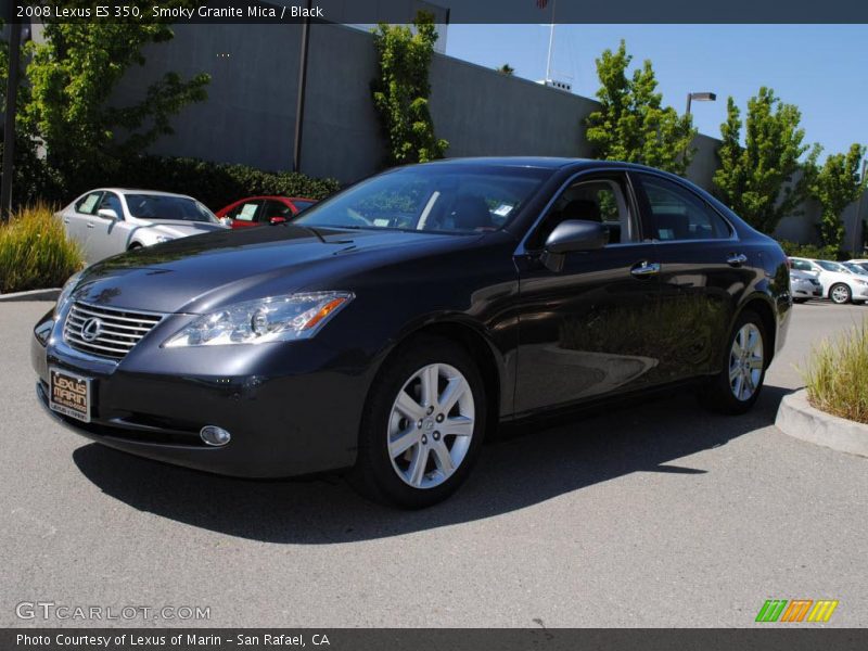 Smoky Granite Mica / Black 2008 Lexus ES 350