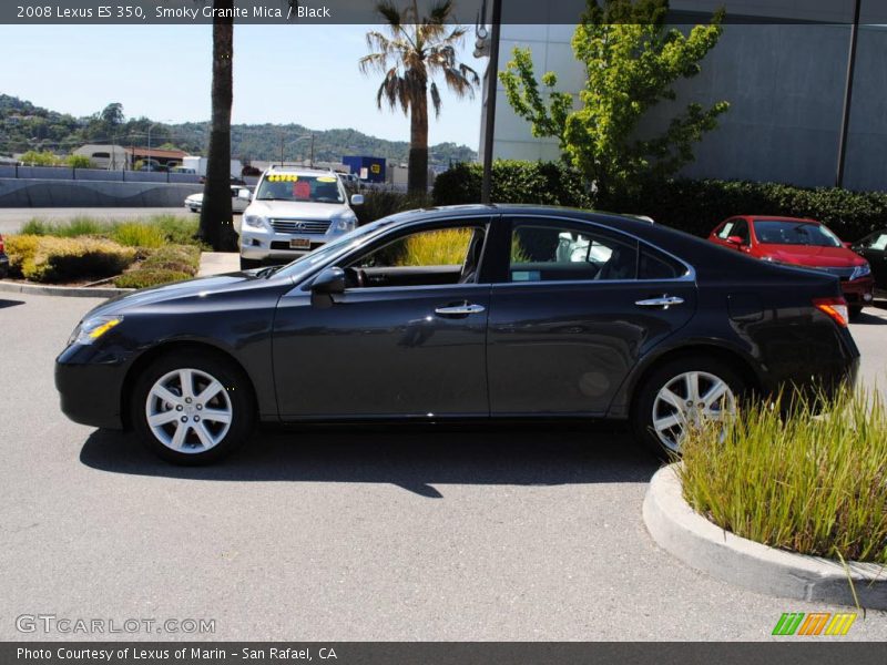 Smoky Granite Mica / Black 2008 Lexus ES 350