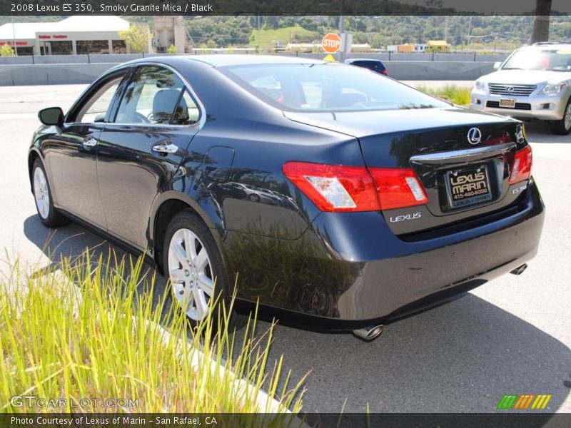 Smoky Granite Mica / Black 2008 Lexus ES 350