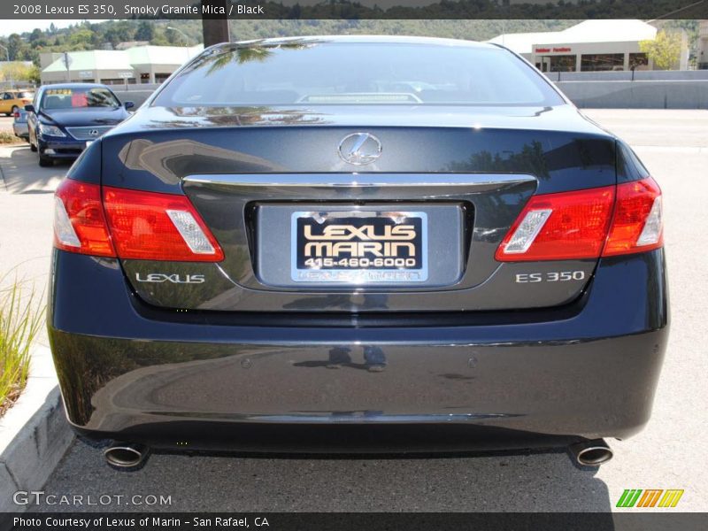 Smoky Granite Mica / Black 2008 Lexus ES 350