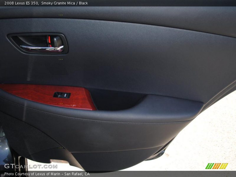 Smoky Granite Mica / Black 2008 Lexus ES 350