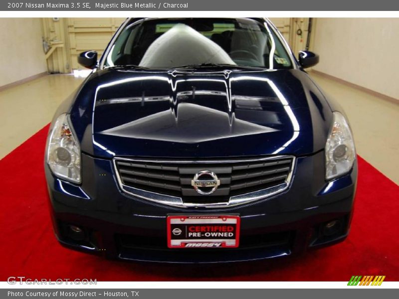 Majestic Blue Metallic / Charcoal 2007 Nissan Maxima 3.5 SE