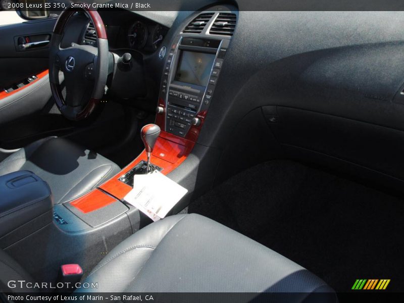 Smoky Granite Mica / Black 2008 Lexus ES 350