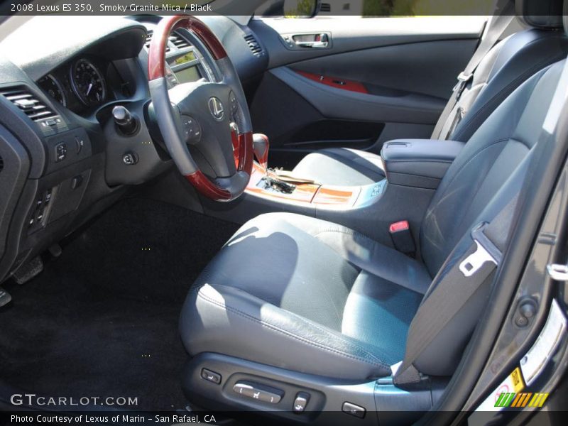Smoky Granite Mica / Black 2008 Lexus ES 350