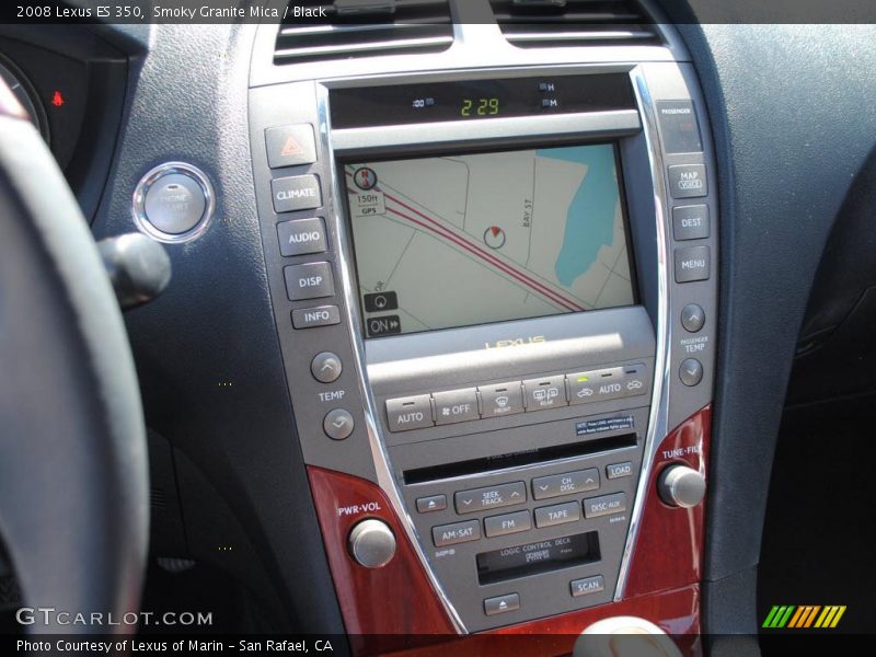 Smoky Granite Mica / Black 2008 Lexus ES 350