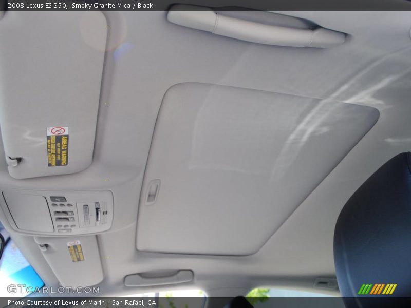 Smoky Granite Mica / Black 2008 Lexus ES 350