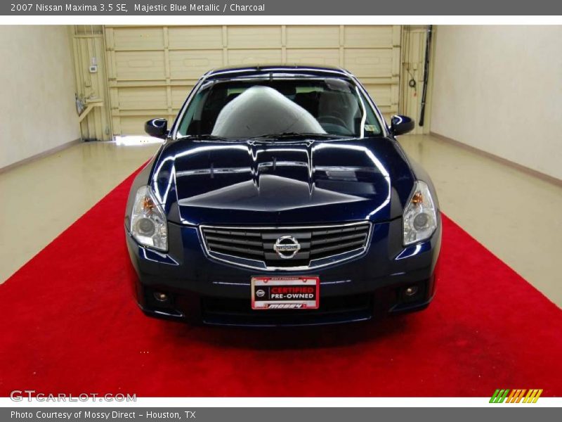 Majestic Blue Metallic / Charcoal 2007 Nissan Maxima 3.5 SE