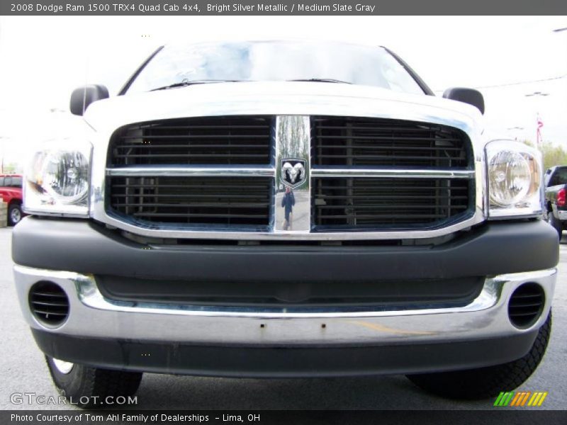 Bright Silver Metallic / Medium Slate Gray 2008 Dodge Ram 1500 TRX4 Quad Cab 4x4