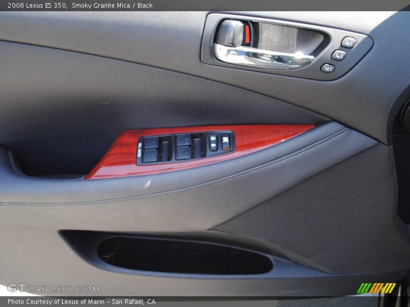 Smoky Granite Mica / Black 2008 Lexus ES 350