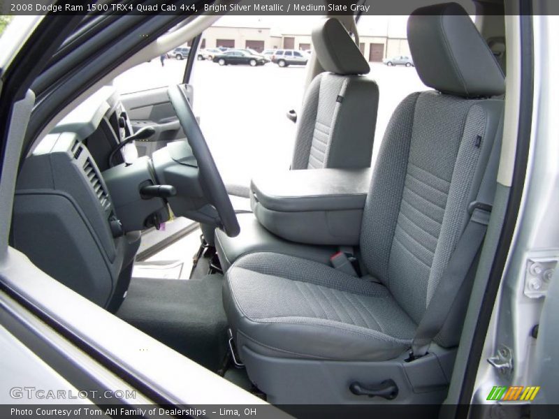 Bright Silver Metallic / Medium Slate Gray 2008 Dodge Ram 1500 TRX4 Quad Cab 4x4