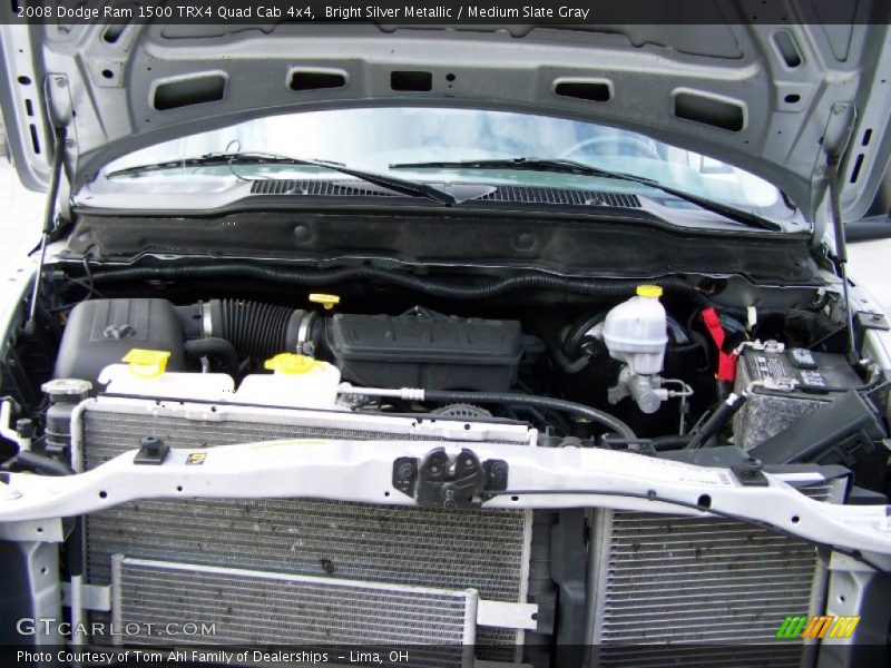 Bright Silver Metallic / Medium Slate Gray 2008 Dodge Ram 1500 TRX4 Quad Cab 4x4