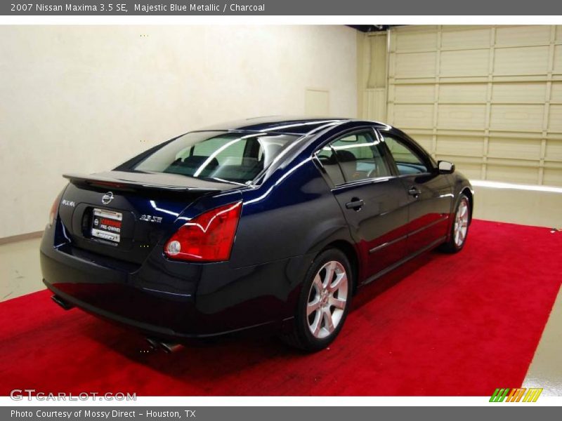 Majestic Blue Metallic / Charcoal 2007 Nissan Maxima 3.5 SE