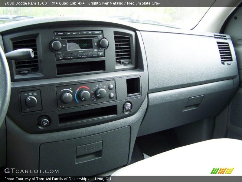 Bright Silver Metallic / Medium Slate Gray 2008 Dodge Ram 1500 TRX4 Quad Cab 4x4
