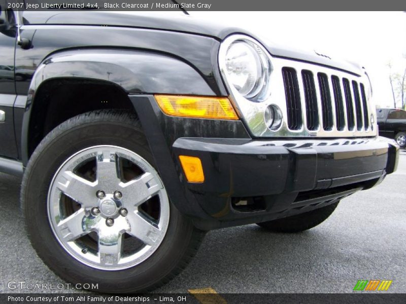 Black Clearcoat / Medium Slate Gray 2007 Jeep Liberty Limited 4x4