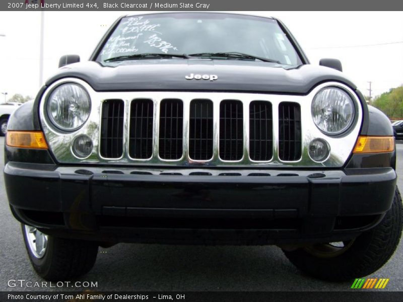 Black Clearcoat / Medium Slate Gray 2007 Jeep Liberty Limited 4x4