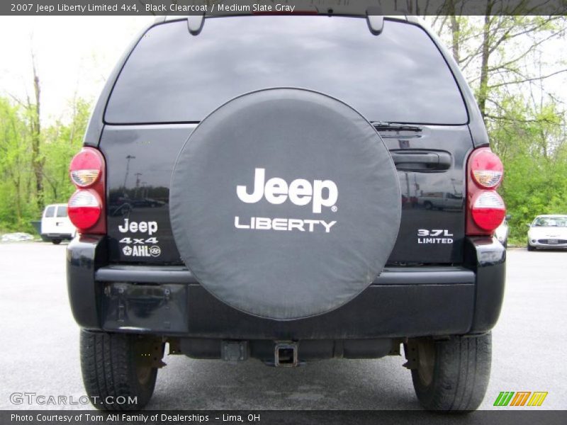 Black Clearcoat / Medium Slate Gray 2007 Jeep Liberty Limited 4x4