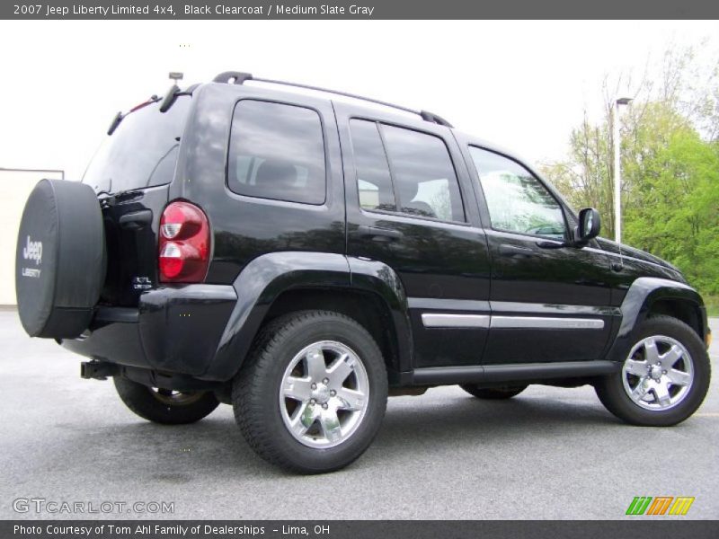 Black Clearcoat / Medium Slate Gray 2007 Jeep Liberty Limited 4x4
