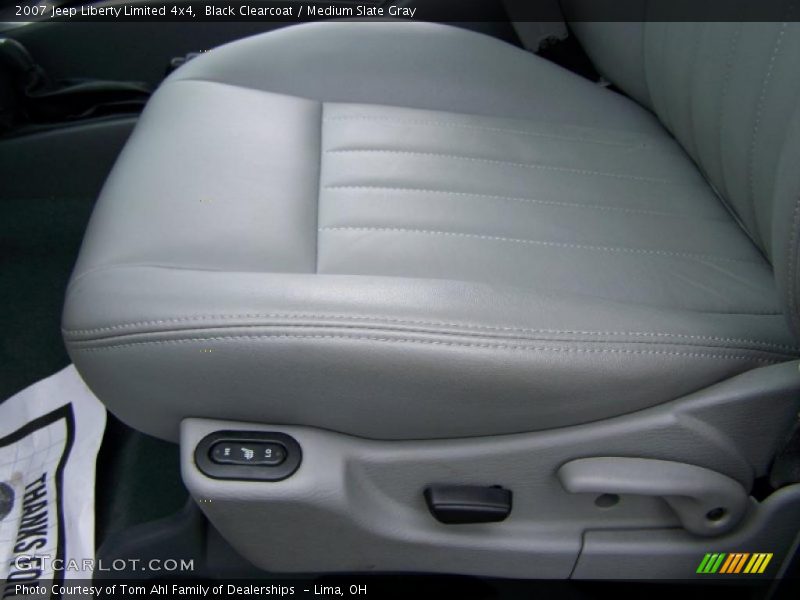 Black Clearcoat / Medium Slate Gray 2007 Jeep Liberty Limited 4x4