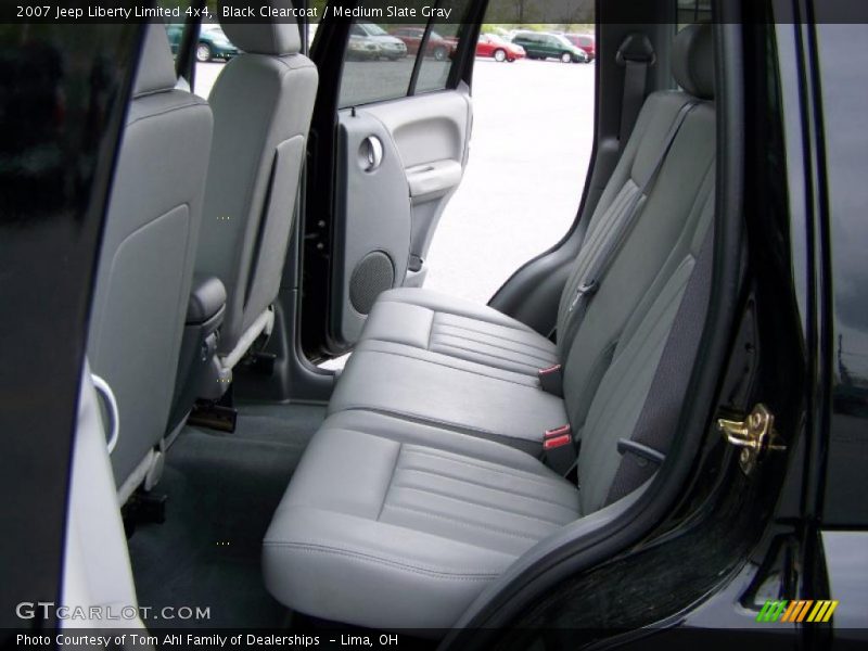 Black Clearcoat / Medium Slate Gray 2007 Jeep Liberty Limited 4x4