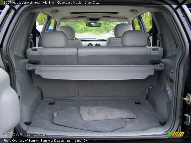 Black Clearcoat / Medium Slate Gray 2007 Jeep Liberty Limited 4x4
