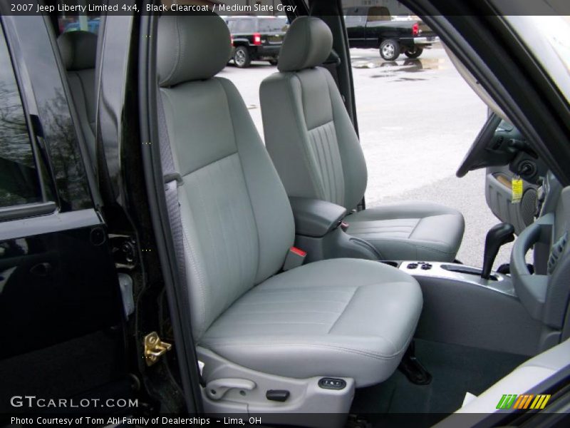 Black Clearcoat / Medium Slate Gray 2007 Jeep Liberty Limited 4x4