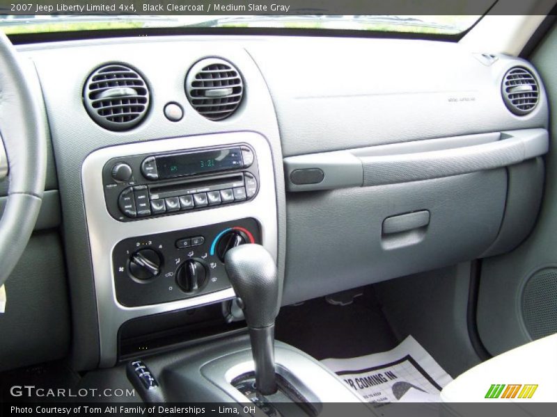 Black Clearcoat / Medium Slate Gray 2007 Jeep Liberty Limited 4x4