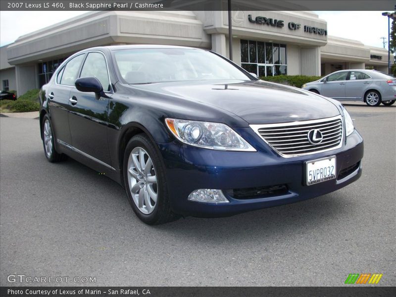 Black Sapphire Pearl / Cashmere 2007 Lexus LS 460
