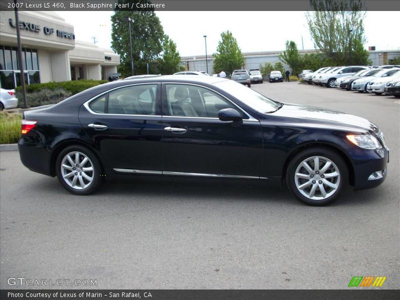 Black Sapphire Pearl / Cashmere 2007 Lexus LS 460