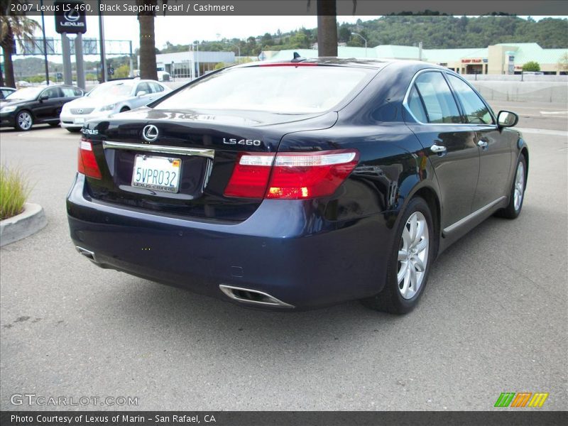 Black Sapphire Pearl / Cashmere 2007 Lexus LS 460